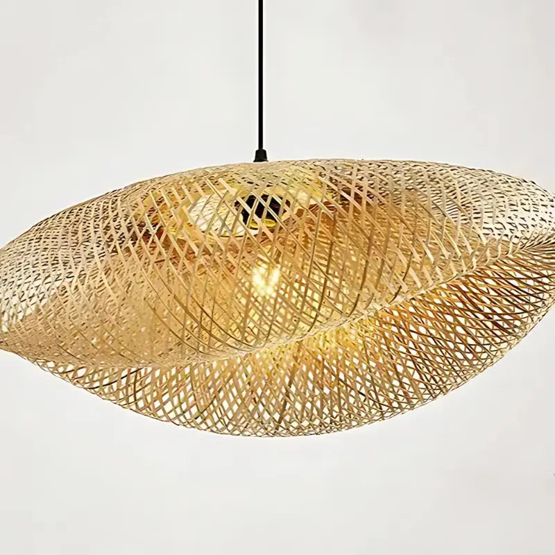 Suspension en bambou design