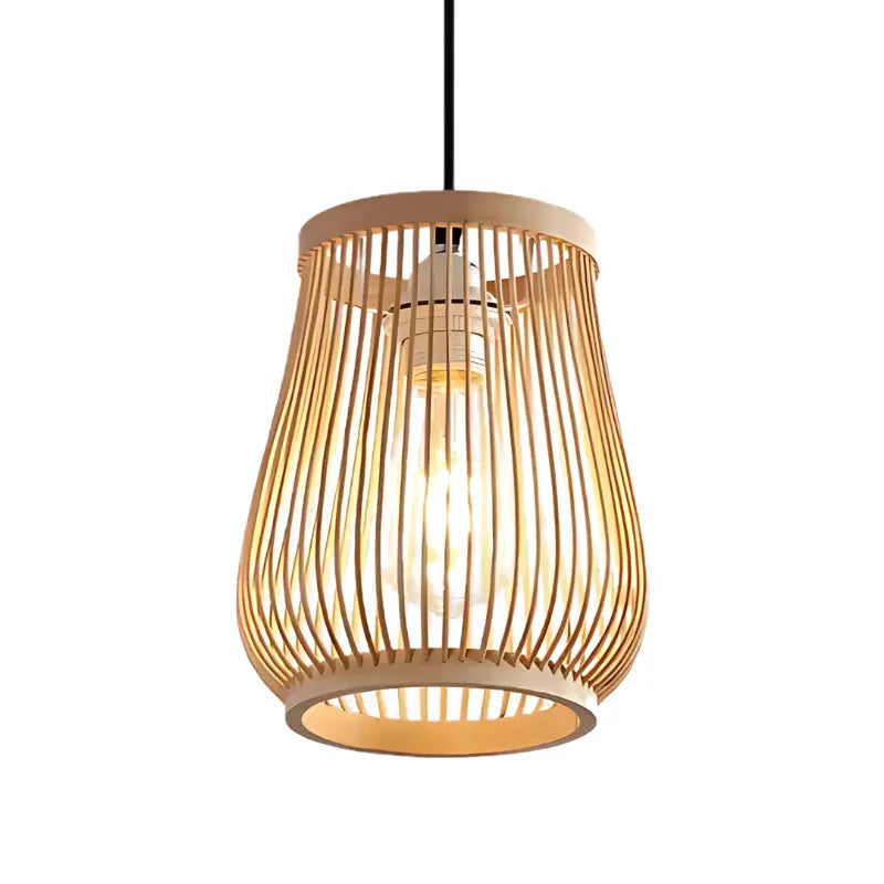 Suspension en bambou naturel