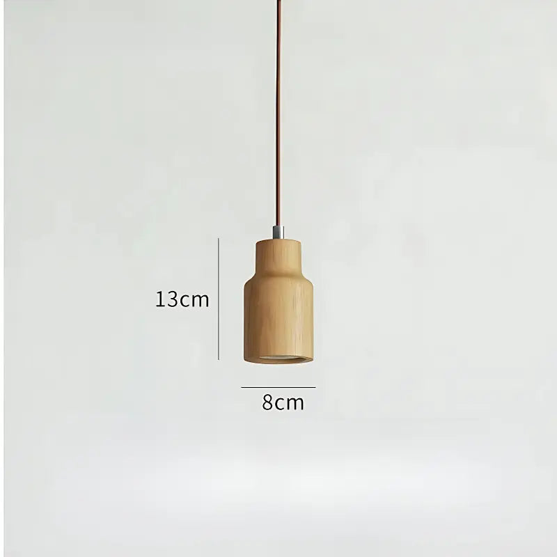 Suspension bois moderne modèle 2