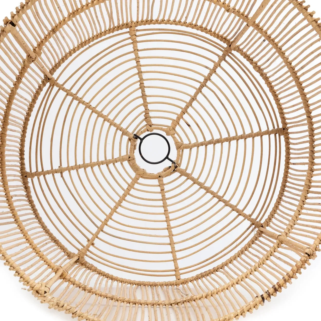 Suspension conique en rotin naturel 50 cm