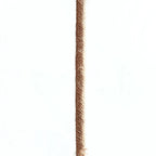 Cordon suspension tressé beige avec douille noire E27, longueur 450 cm