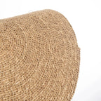 Rouleau de carton ondulé beige sable pour suspension en fibre tressée