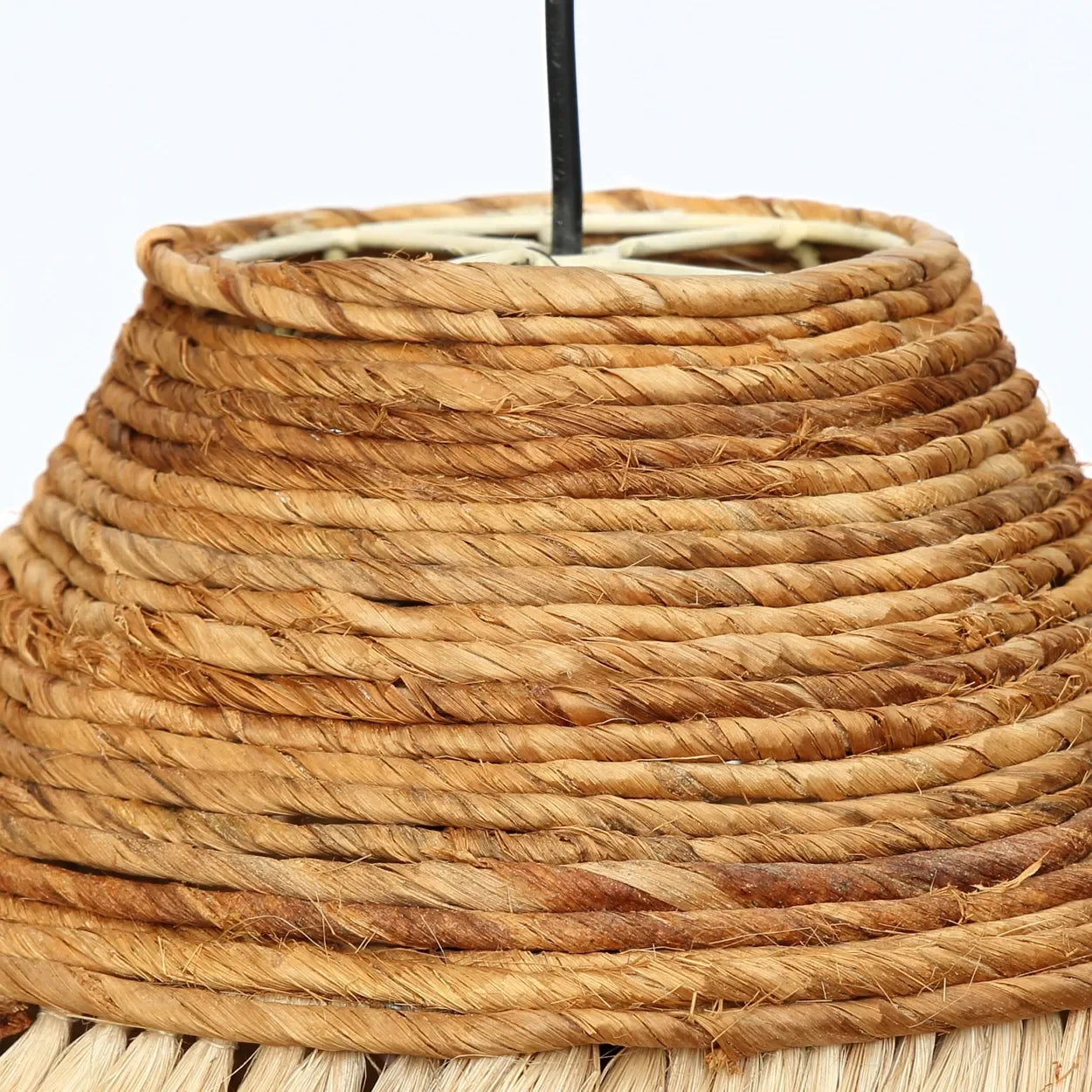 Suspension en herbe naturelle 45 cm forme jupe crayon