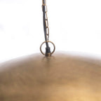 Suspension en métal martelé laiton torsadé XL 100x70 cm