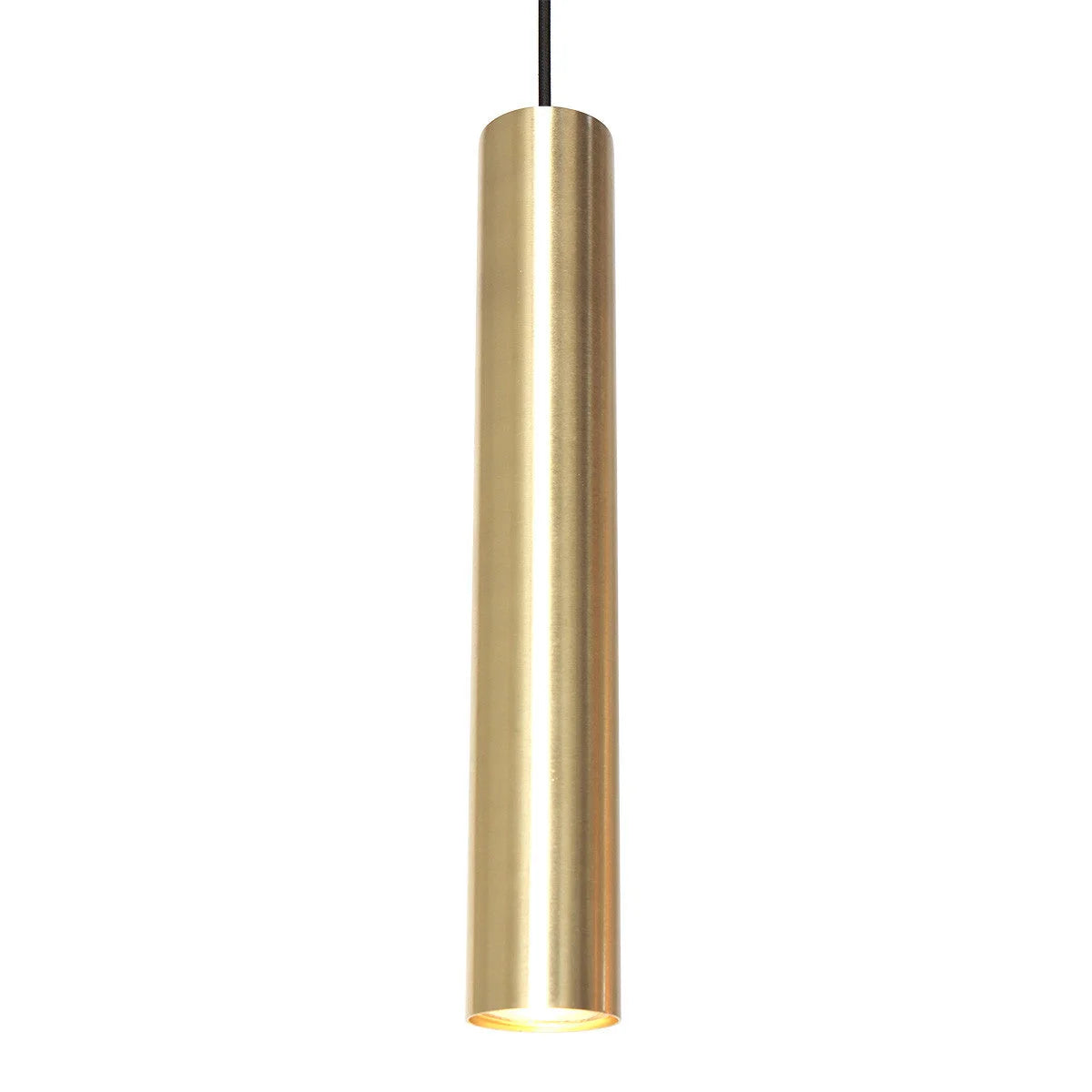 Suspension multiple en verre ambré et laiton à 9 ampoules – 150x55 cm