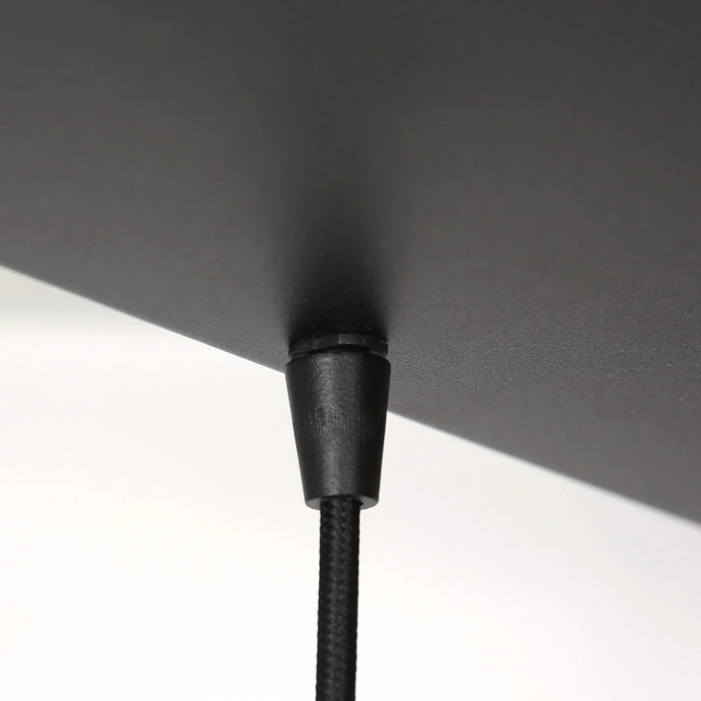 Suspension multiple en verre ambré et laiton doré pour éclairage chaleureux – 140x44 cm