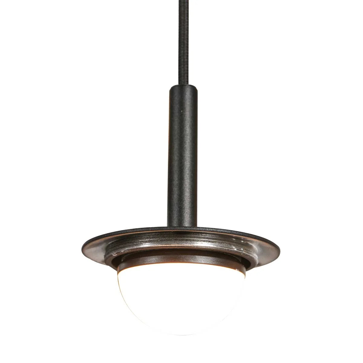 Lampe suspendue en verre fumé sphères brillantes noire de 60 cm de diamètre