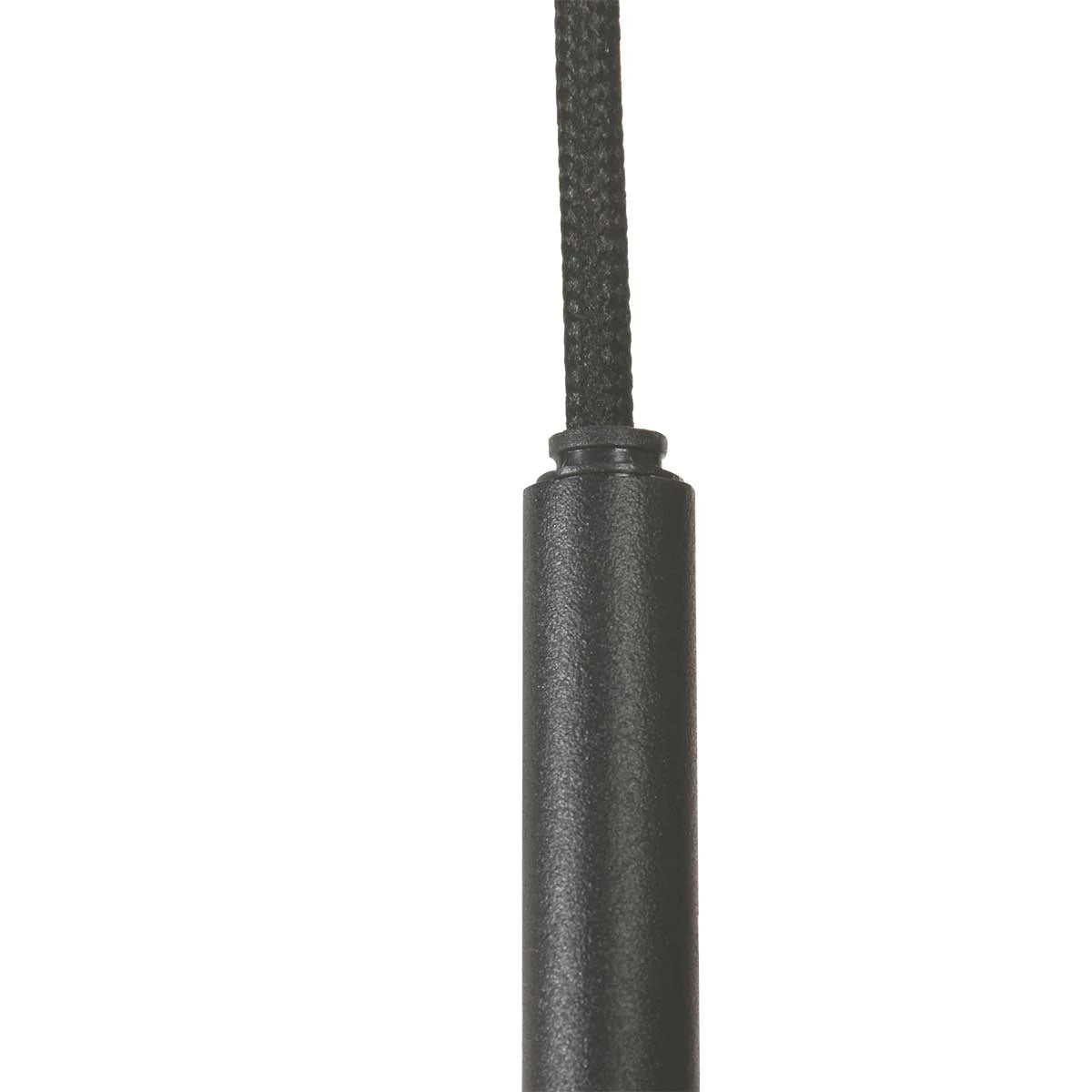 Cordon de traction cylindrique noir pour suspension en verre fumé sphères brillantes Ø60 cm