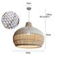 Dimensions de la suspension rotin bohême de 50 cm de diamètre, hauteur ajustable.