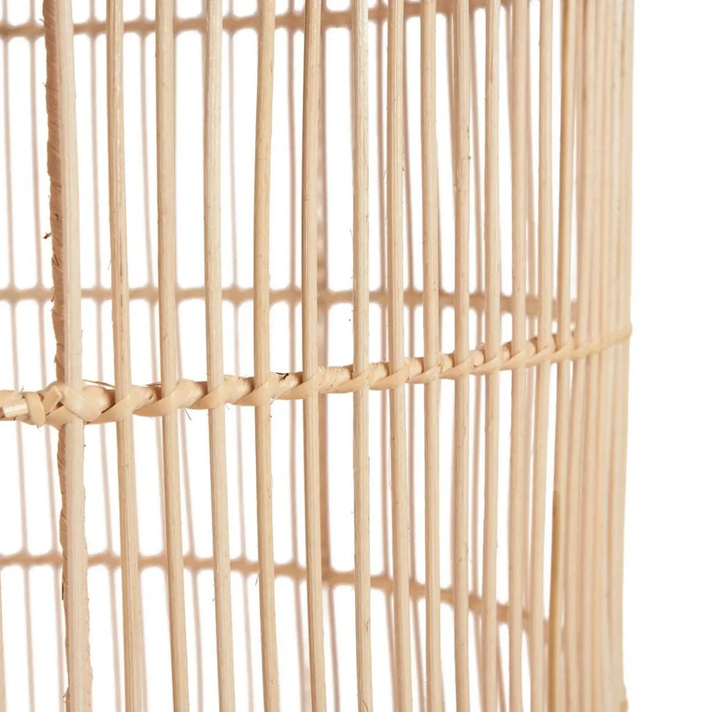 Suspension en rotin naturel 50×60 cm forme arrondie