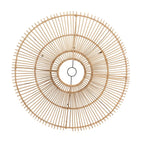 Cadre de suspension en rotin naturel tissé rond pour luminaire 60x60 cm
