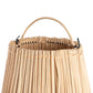 Panier en rotin naturel avec poignée, suspension en rotin forme cloche ø75 cm