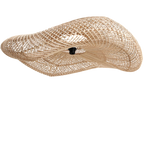 Suspension en rotin naturel forme ondulante tressage ajouré – Ø115 cm