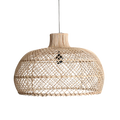 Suspension en rotin tressé naturel forme dôme – Ø57 cm