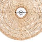 Luminaire suspension en rotin naturel sphère de 50 cm pour une décoration chaleureuse