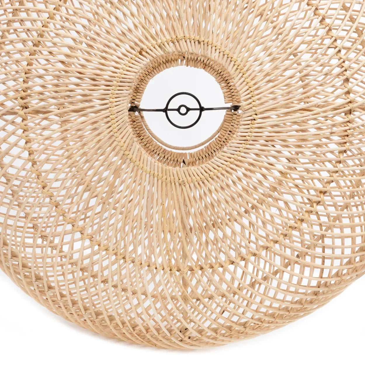 Luminaire suspension en rotin naturel sphère de 50 cm pour une décoration chaleureuse