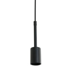 Suspension en verre ambré avec ampoule apparente, usine de lumière cylindrique noire