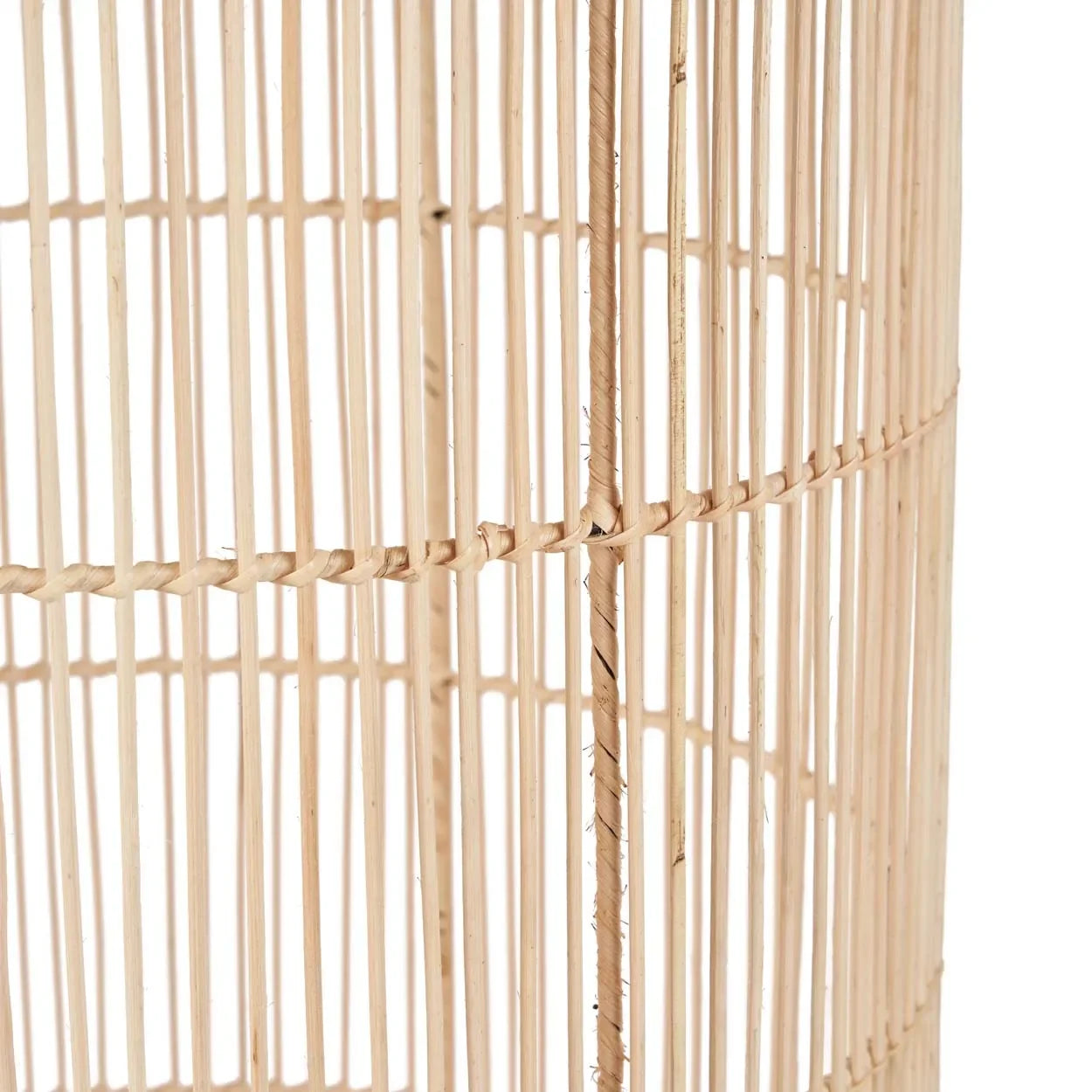 Structure cylindrique en rotin naturel tissé à la main pour Suspension XL 50 cm