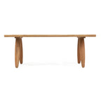 Table en bois avec un design unique de jambes pour La table à manger Matita Extérieur 40
