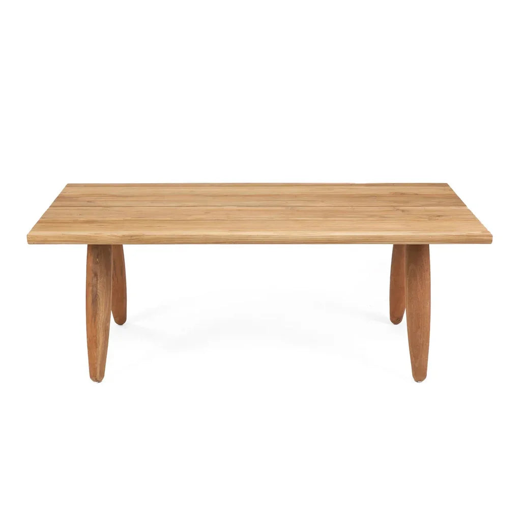 Table basse rectangulaire en bois pour salon extérieur La table à manger Matita Extérieur 40