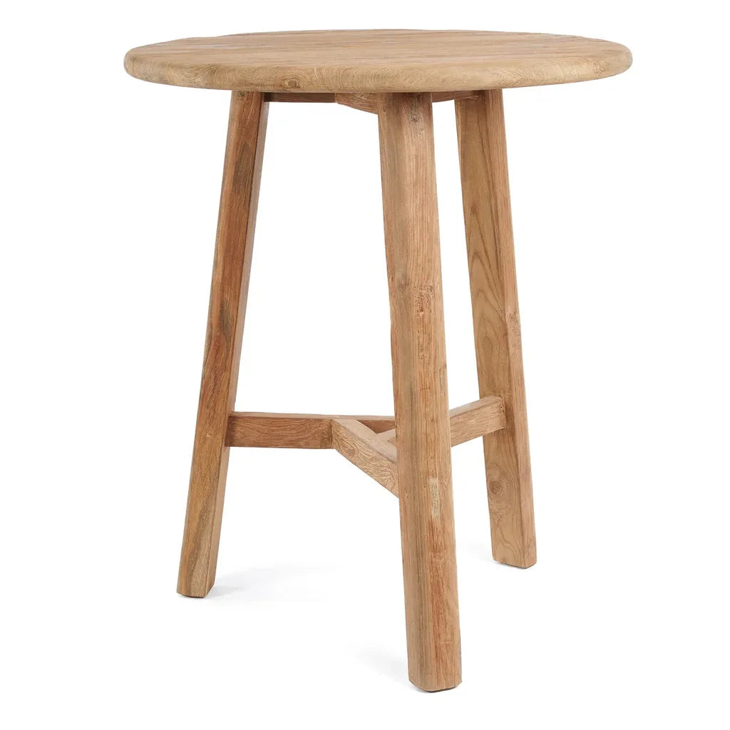 Table d’appoint ronde en bois pour Extérieur La table de bar Fusuma
