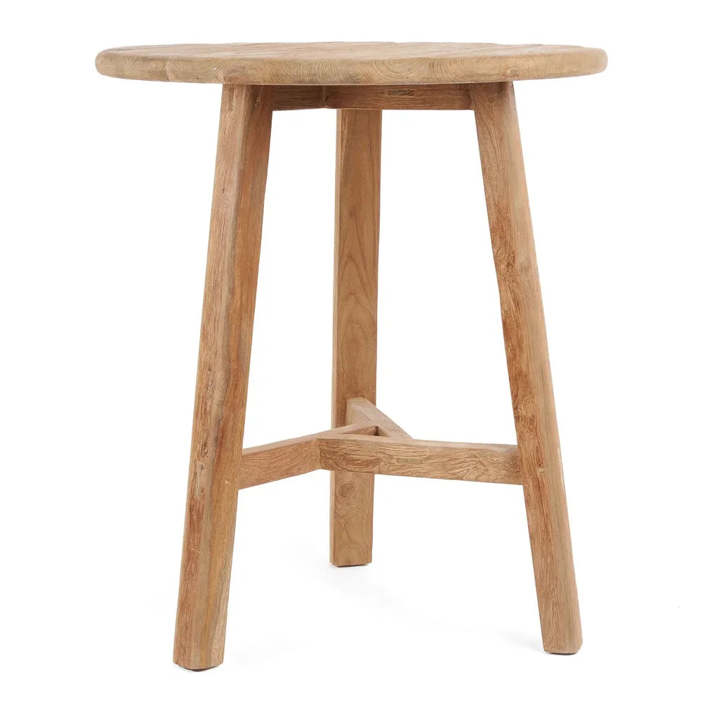 Tabouret rond en bois pour La table de bar Fusuma Extérieur