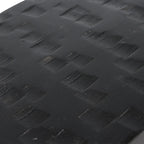 Plateau de skate en caoutchouc noir texturé diamant, 40x25 cm