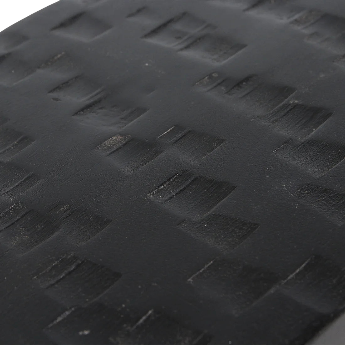 Plateau de skate en caoutchouc noir texturé diamant, 40x25 cm