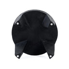 Table basse en bois de suar noir forme organique – 61x61 cm