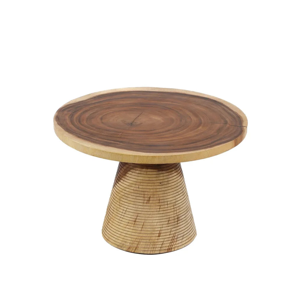 Table d’appoint ronde en bois pour la La table basse Hi Matata Naturelle