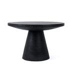 Table basse ronde en bois noir La table basse Hi Matata Noire