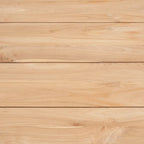 Planches en bois de couleur claire pour la table basse de jardin Umalas
