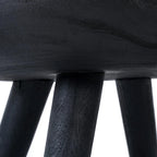 Tabouret en bois noir pour La table basse Losten Noir