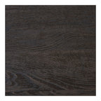 Texture de grain de bois foncé pour la table basse ovale en bois naturel 60x120 cm