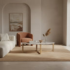 Table basse ovale en marbre gris et bois clair, 120x60 cm pour salon