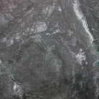 Table basse ovale en marbre gris foncé veiné vert et blanc, 120x60 cm