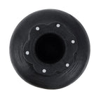 Table basse ronde en bois de suar noir forme champignon – Ø60 cm