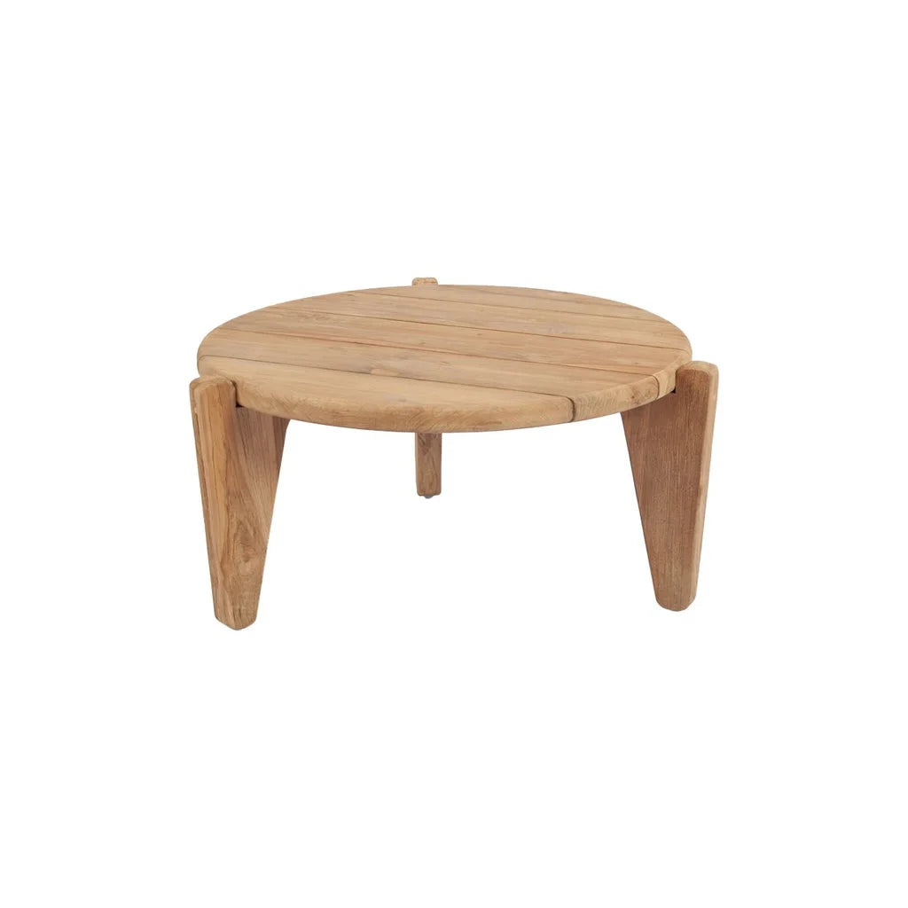 Table basse ronde en bois pour extérieur La table basse Seseh S Extérieur