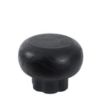 Poignée noire en bois en forme de champignon pour la table basse Tutup Noire