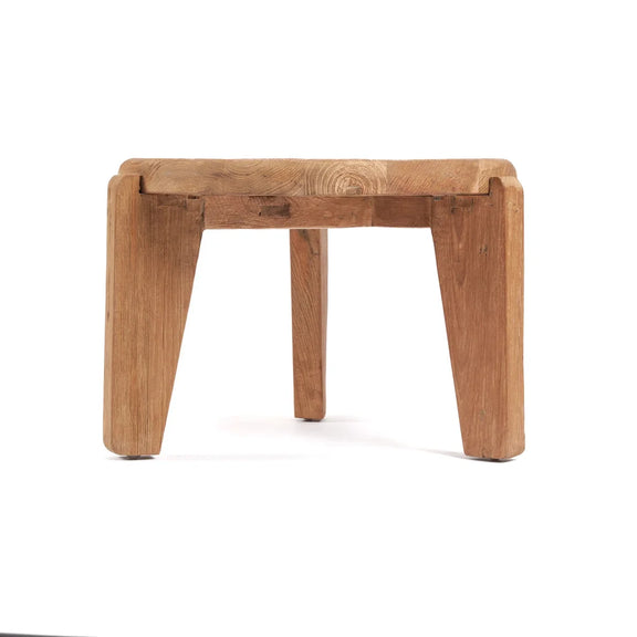 Tabouret en bois à trois pieds pour La table basse Wabi Sabi - S