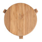 Tabouret rond en bois pour La table basse Wabi Sabi - S