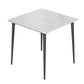 Table carrée 4 personnes fond blanc