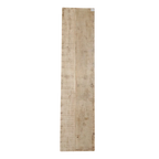 Console pliante en bois recyclé clair avec ferrures noires