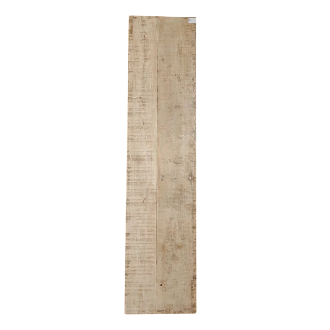 Console pliante en bois recyclé clair avec ferrures noires