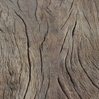 Table d’appoint en bois recyclé brun naturel organique, 85x43 cm