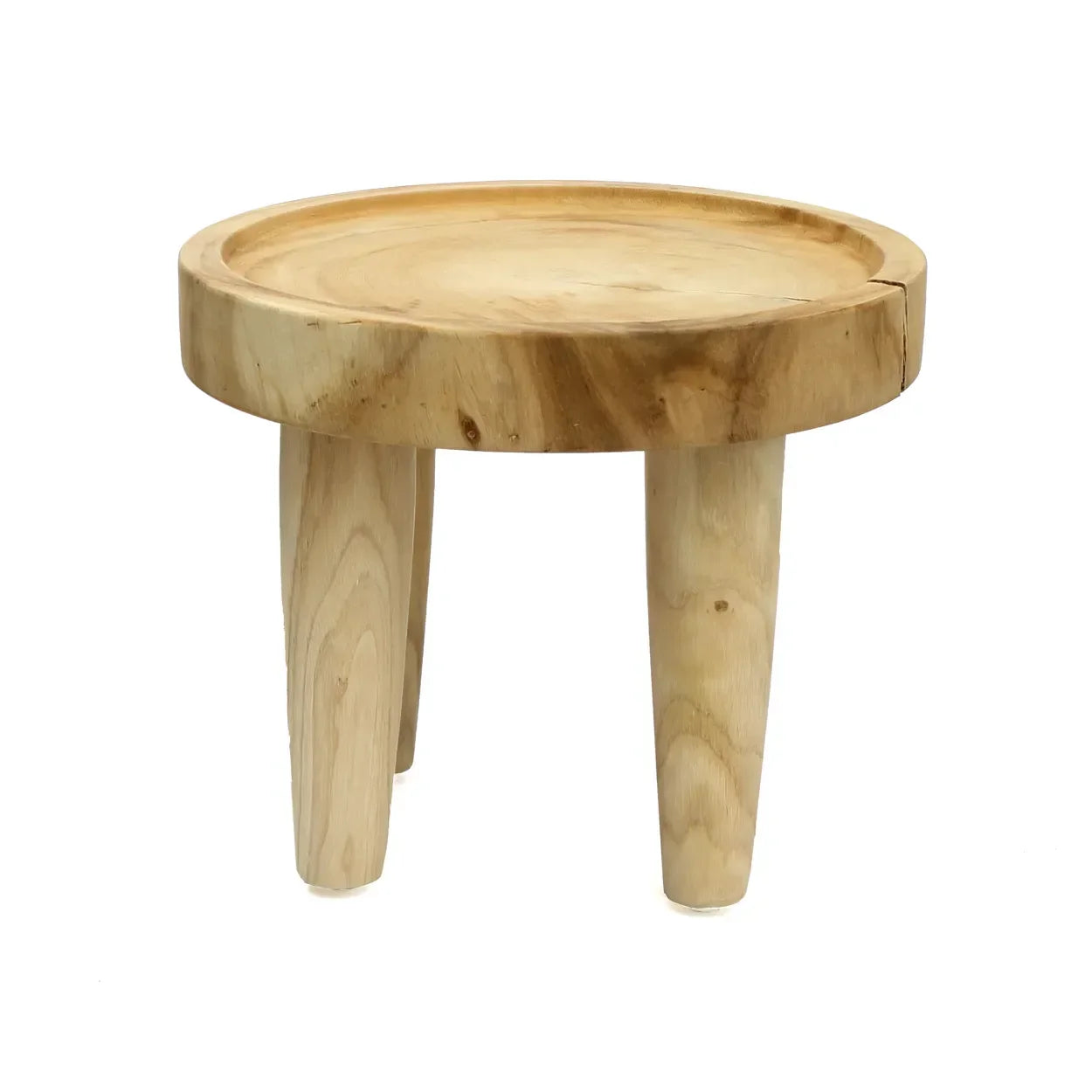 Table d’appoint en bois de suar naturel 35x35x30 cm