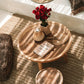 Table d’appoint en bois de suar naturel 35x35x30 cm