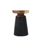 Table d’appoint en bois de suar naturel 40x40 cm