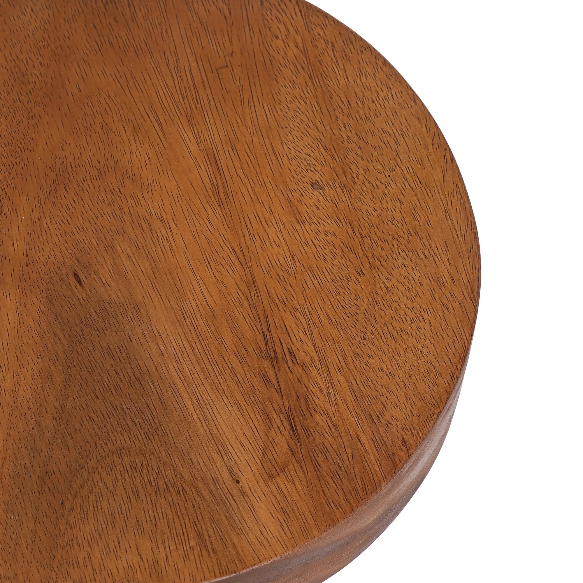 Table d’appoint en bois de Suar naturel 45x30 cm