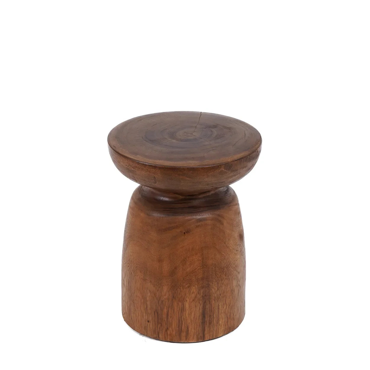 Table d’appoint en bois de suar naturel 45x35 cm